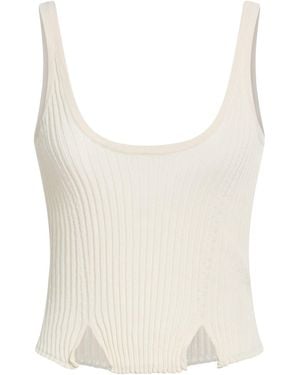 KNWLS Top Cotton - White