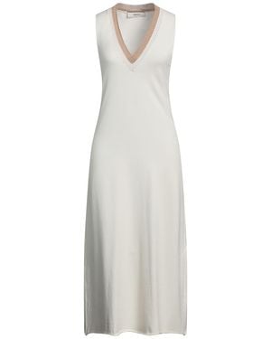 Akep Midi Dress Ecovero Viscose, Polyester - White