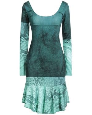 Just Cavalli Mini Dress Polyester - Green