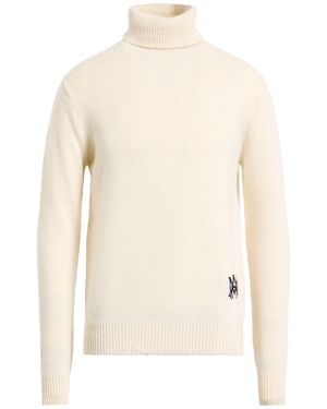 Amiri Ivory Turtleneck Cashmere, Wool - White