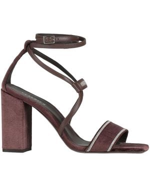 Peserico Sandals Textile Fibres - Pink