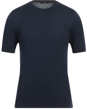 Bellwood Midnight Sweater Silk, Cotton - Blue