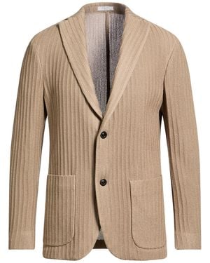 Boglioli Camel Blazer Cotton - Natural