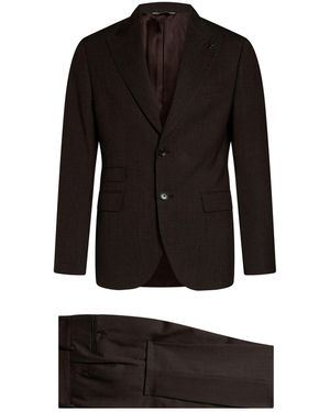Paoloni Suit Virgin Wool - Black