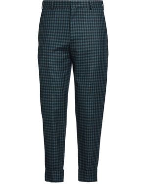 PT Torino Trousers Virgin Wool, Silk, Linen, Elastane - Blue