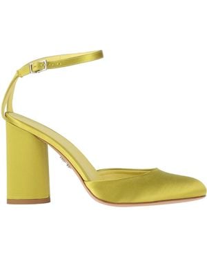 Sergio Levantesi Pumps Textile Fibers - Yellow