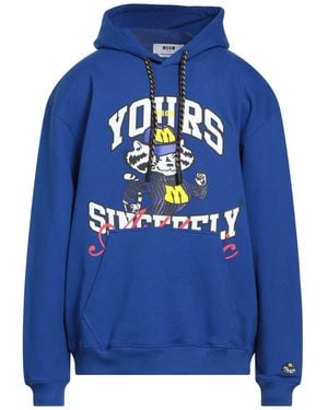 MSGM Sweatshirts - Blue