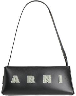 Marni Shoulder Bag Cow Leather - Black