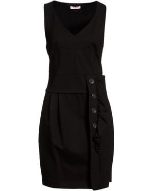 Blugirl Blumarine Mini Dress Viscose, Polyamide, Elastane - Black