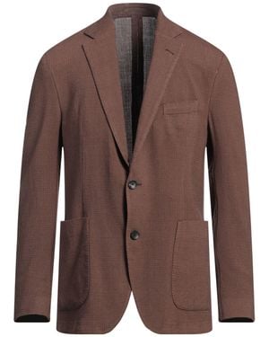 Lardini Blazer Wool, Silk - Brown