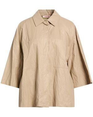 Kontatto Shirt Viscose, Polyester, Cotton, Metallic Fiber - Natural