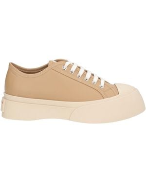 Marni Sand Sneakers Leather - Natural
