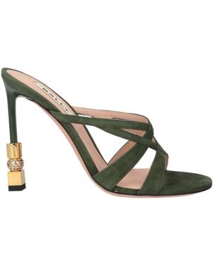 Bally Carolyn Leather Mules - Metallic