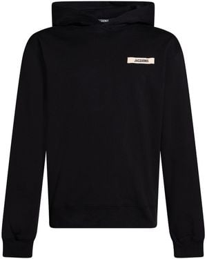 Jacquemus Sweatshirt Cotton - Black
