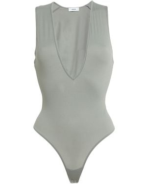 Agolde Bodysuit Polyamide, Elastane - Gray