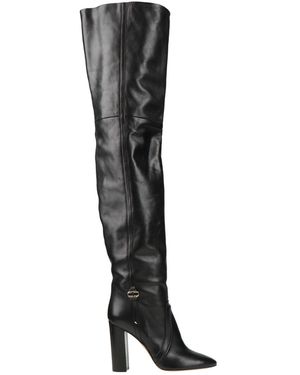 Elisabetta Franchi Boot Leather - Black