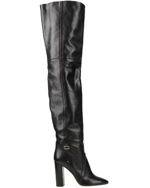 Elisabetta Franchi Boot Leather - Black