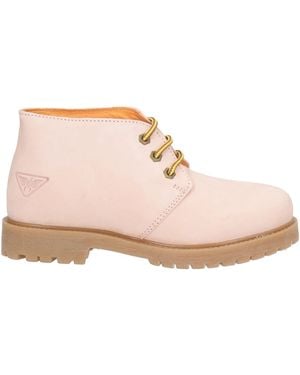 Docksteps Ankle Boots Leather - Pink