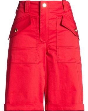 Pinko Shorts & Bermuda Shorts Cotton, Elastane - Red