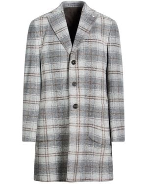 L.B.M. 1911 Coat Polyester, Acrylic, Virgin Wool - Grey