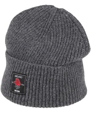 MSGM Hat Wool, Polyamide - Gray