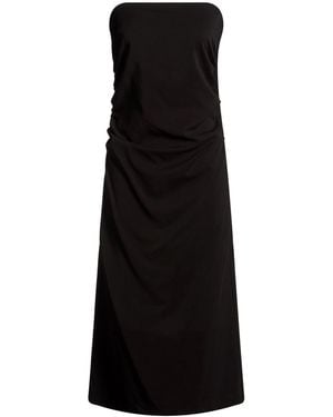 .., merci italia Midi Dress Viscose, Elastane - Black