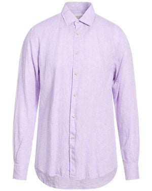 Glanshirt By Slowear Lilac Shirt Linen - Purple