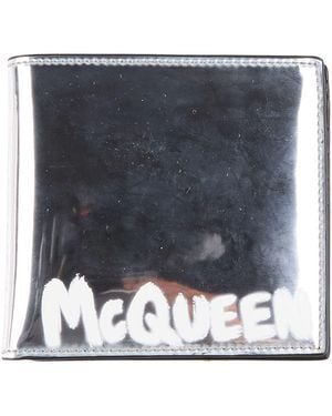 McQueen Wallet Leather - Blue