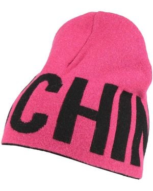 Moschino Hat Wool, Viscose, Polyamide, Cashmere - Pink