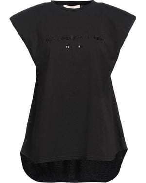 Alexandre Vauthier T-Shirt Cotton - Black
