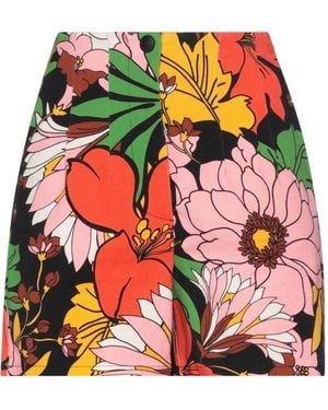 Berna Denim Shorts - Red