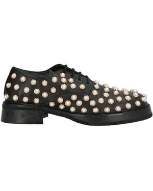 Ras Lace-Up Shoes Leather - Black
