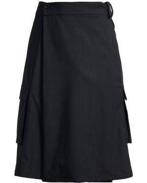 AN OTHER DATE Midi Skirt Polyester, Wool, Elastane - Black