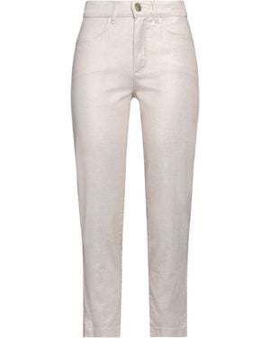 Dismero Trousers Cotton, Elastane - White