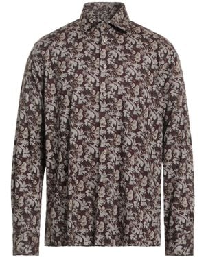 Sand Copenhagen Burgundy Shirt Cotton - Brown