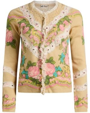 Blumarine Cardigan Wool, Cashmere - Metallic