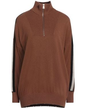 EMMA & GAIA Rollkragenpullover - Braun