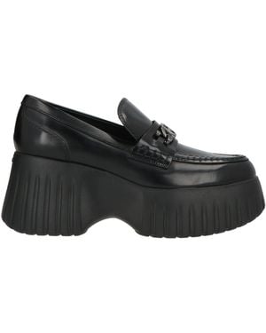Hogan Loafers Leather - Black
