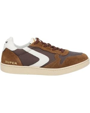 Valsport Khaki Trainers Leather, Textile Fibres - Brown