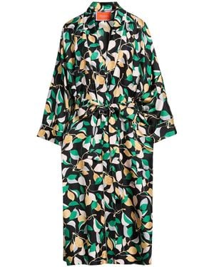 La DoubleJ Midi Dress Silk - Green
