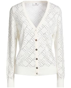 Elisabetta Franchi Strickjacke - Weiß