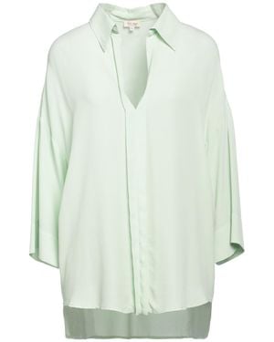 HER SHIRT HER DRESS Top Viscose, Silk - Green