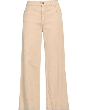 CIGALA'S Jeans Cotton, Linen, Tencel, Elastane - Natural