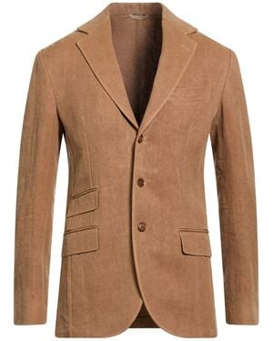 De Petrillo Camel Blazer Hemp - Brown