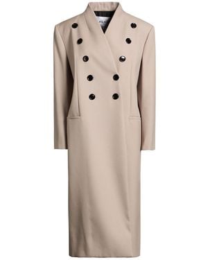 Alaïa Coat Virgin Wool - Natural