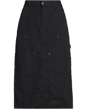 Carhartt Midi Skirt Cotton - Black