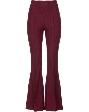 La Petite Robe Di Chiara Boni Trousers Polyamide, Viscose, Elastane, Polyester - Red
