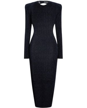 Alexandre Vauthier Midi Dress - Blue
