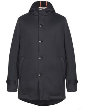 Dekker Overcoat & Trench Coat - Blue