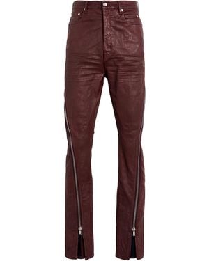 Rick Owens Jeanshose - Rot